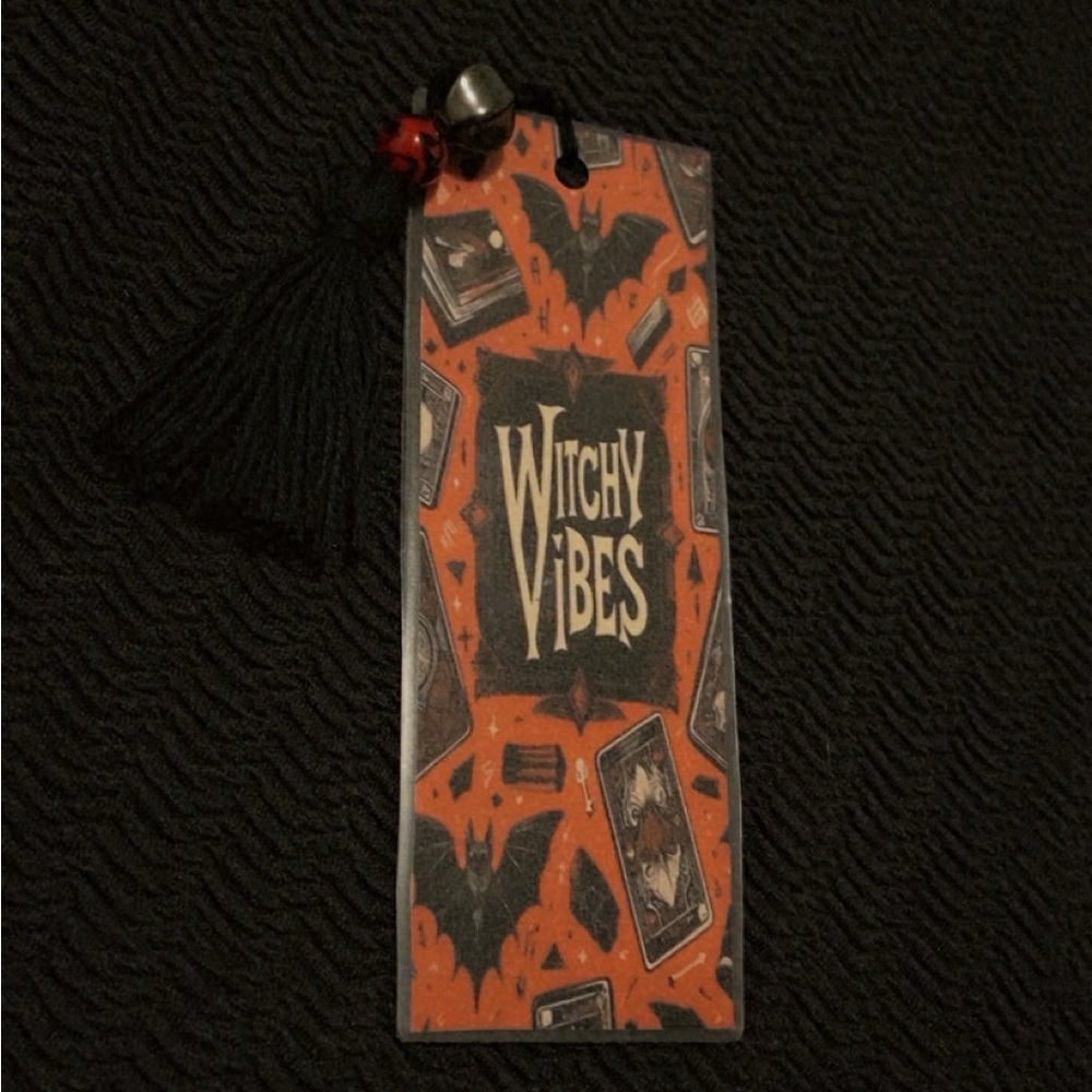 Witchy Vibes Bookmark with Tassel